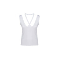MM6 Maison Margiela Ribbed Cotton Top