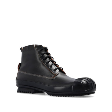Maison Margiela Leather High-Top Sneakers