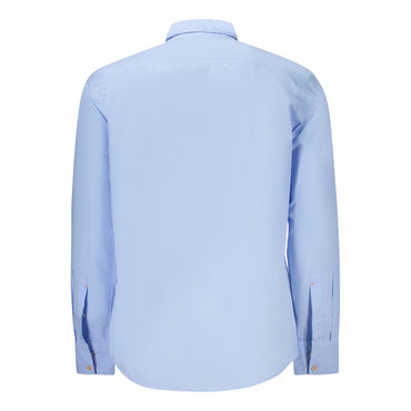 Hugo Boss Blue Cotton Shirt