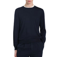Brunello Cucinelli Blue Cashmere Sweater