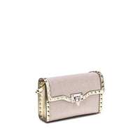 Valentino Garavani Small canvas Rockstud Shoulder Bag