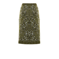 Gucci Green Viscose Skirt