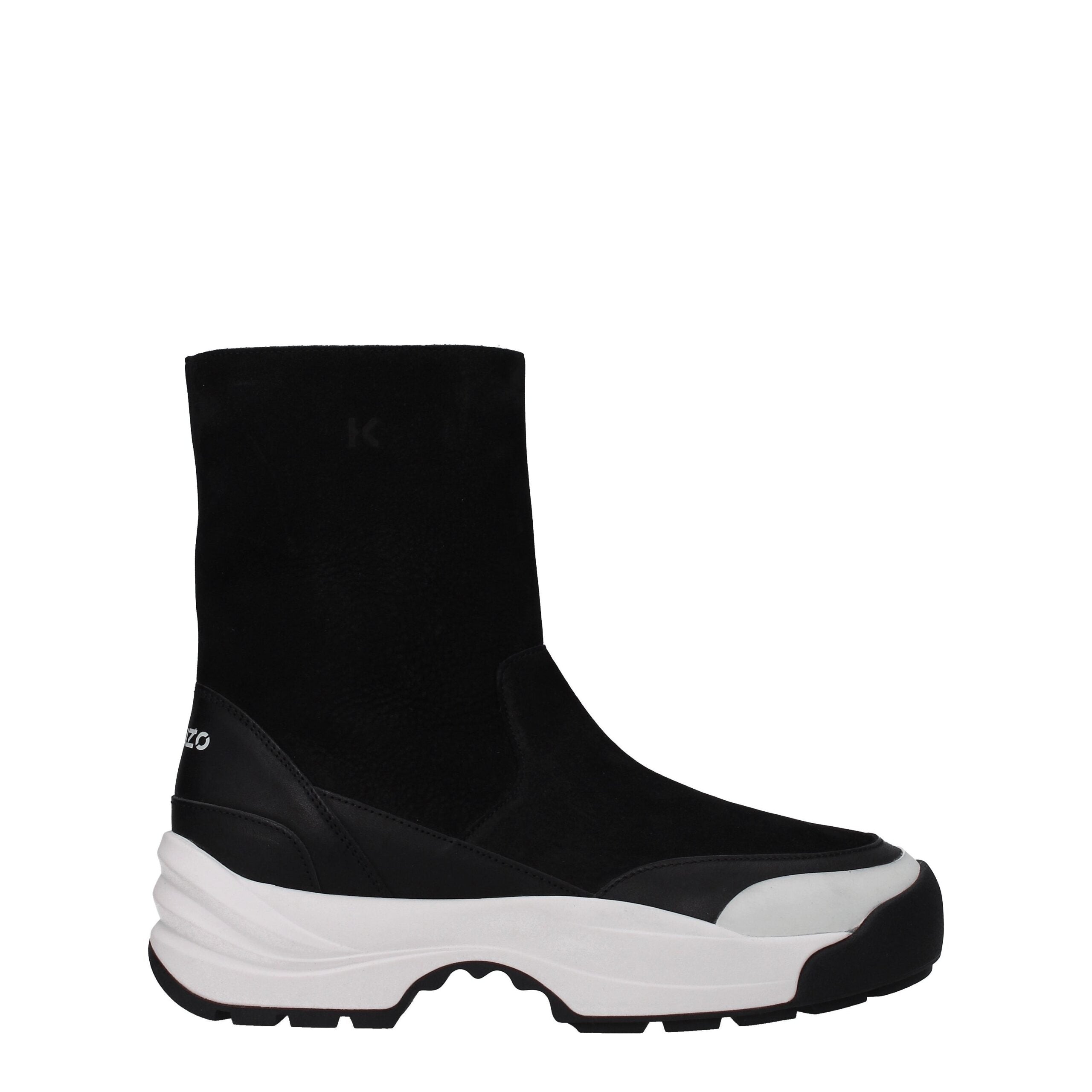 Kenzo Black Leather Ankle