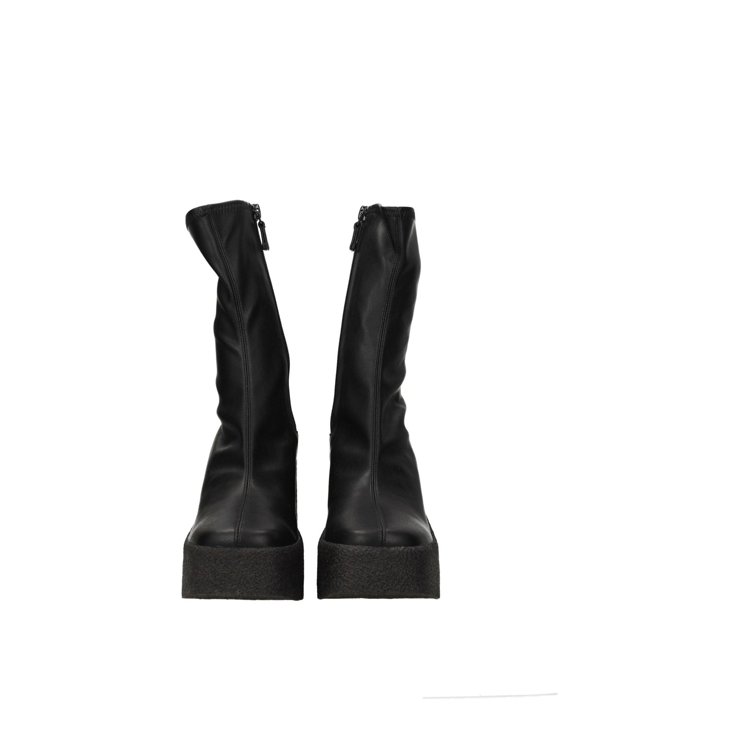 Stella McCartney Black Leather Ankle
