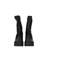 Stella McCartney Black Leather Ankle