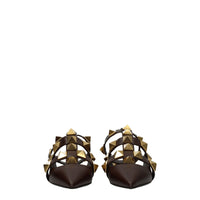 Valentino Garavani Brown Leather Sandal