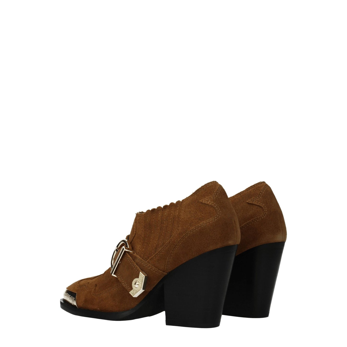 Versace Jeans Brown Leather Ankle