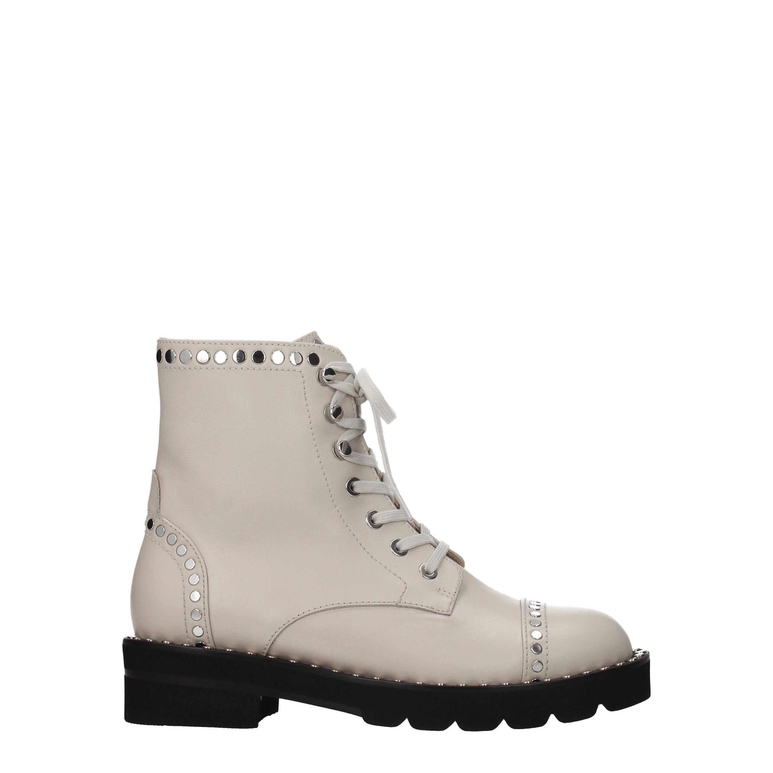 Stuart Weitzman Beige Leather Ankle