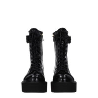 Stuart Weitzman Black Leather Ankle