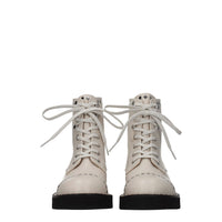 Stuart Weitzman Beige Leather Ankle