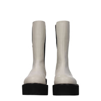 Stuart Weitzman Beige Leather Ankle