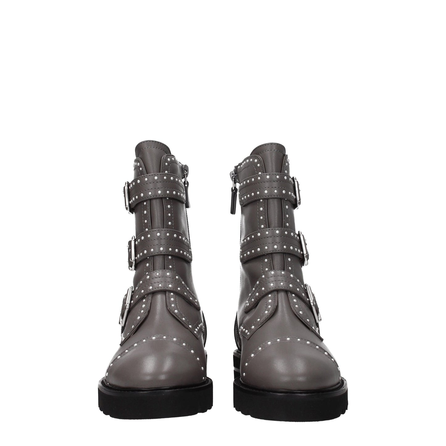 Stuart Weitzman Gray Leather Ankle