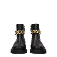 Stuart Weitzman Black Leather Ankle