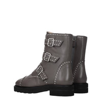 Stuart Weitzman Gray Leather Ankle