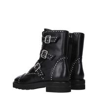 Stuart Weitzman Black Leather Ankle