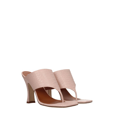 Paris Texas Pink Leather Sandal