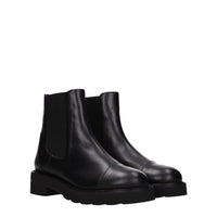 Stuart Weitzman Black Leather Ankle