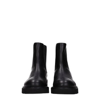 Stuart Weitzman Black Leather Ankle