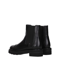 Stuart Weitzman Black Leather Ankle