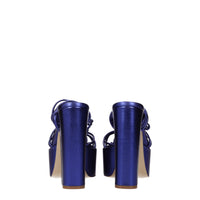 Paris Texas Purple Leather Sandal
