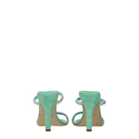 Paris Texas Green Leather Sandal