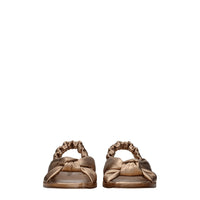 Stuart Weitzman Gold Leather Sandal