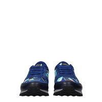 Valentino Garavani Blue Leather Sneakers