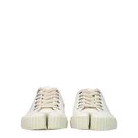 Maison Margiela White Fabric Sneakers