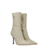Paris Texas Beige Leather Ankle