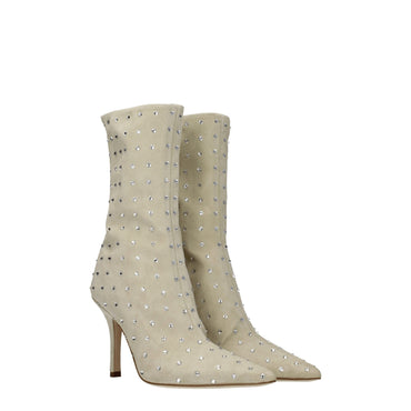 Paris Texas Beige Leather Ankle