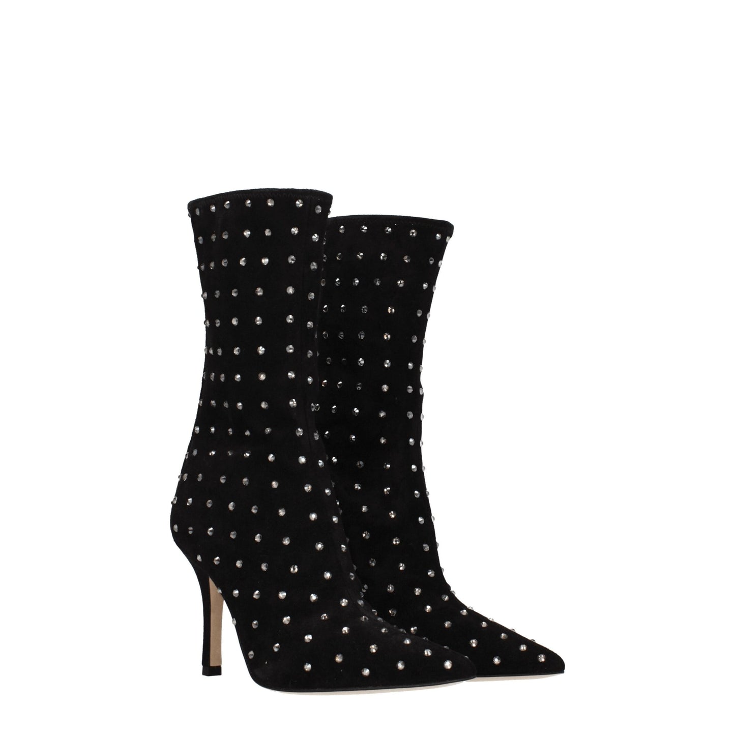 Paris Texas Black Leather Ankle