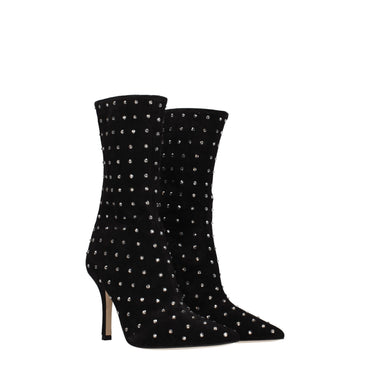 Paris Texas Black Leather Ankle