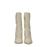 Paris Texas Beige Leather Ankle