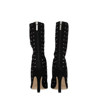 Paris Texas Black Leather Ankle