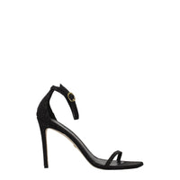 Stuart Weitzman Black Crystals Sandal