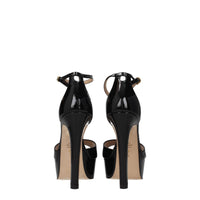 Stuart Weitzman Black Leather Sandal