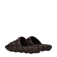 Valentino Garavani Brown Cotton Slipper