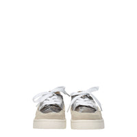 Mou Gray Leather Sneakers