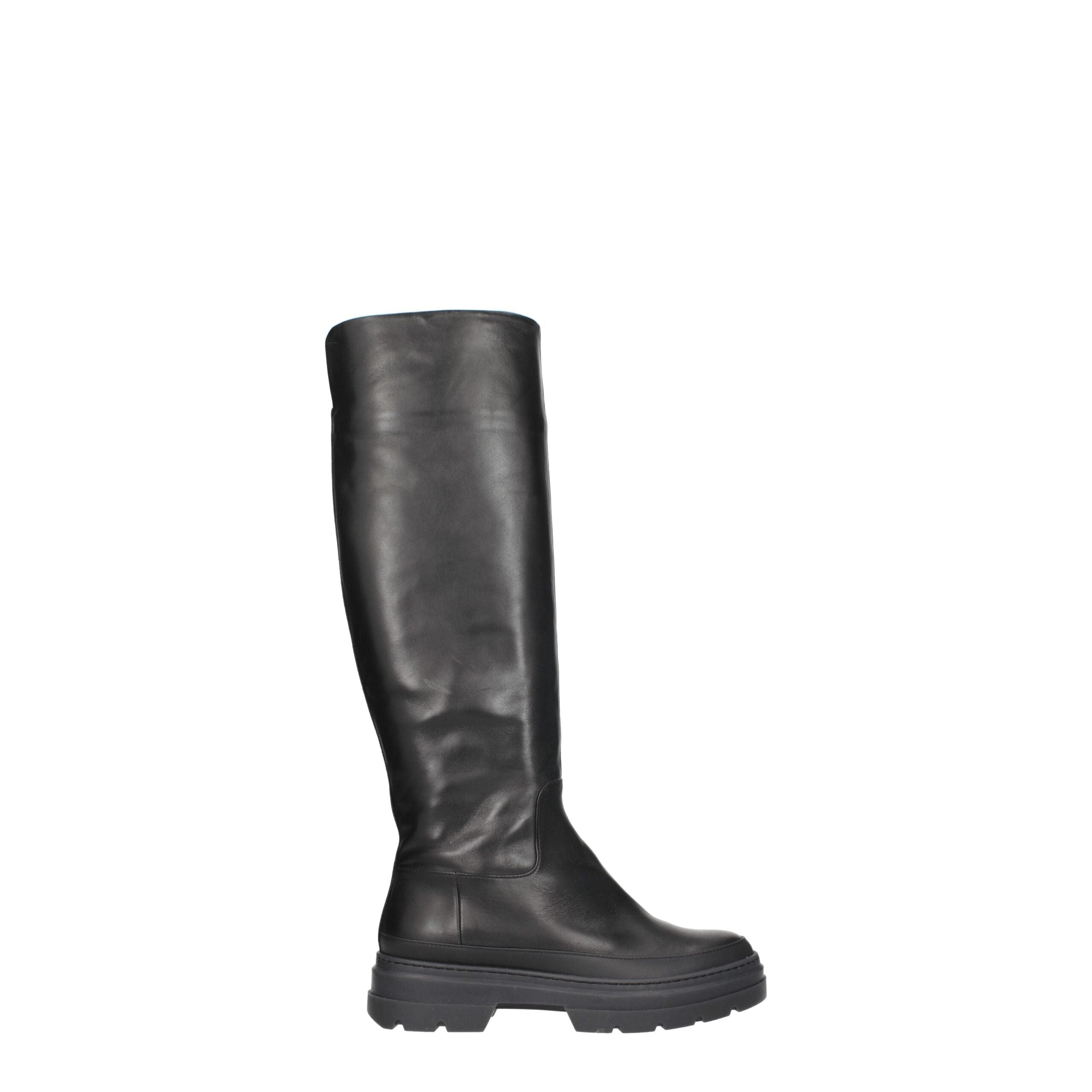 Max Mara Black Leather Boot