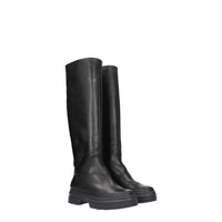 Max Mara Black Leather Boot