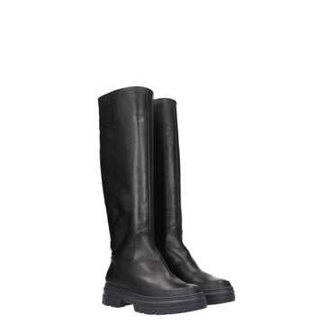 Max Mara Black Leather Boot