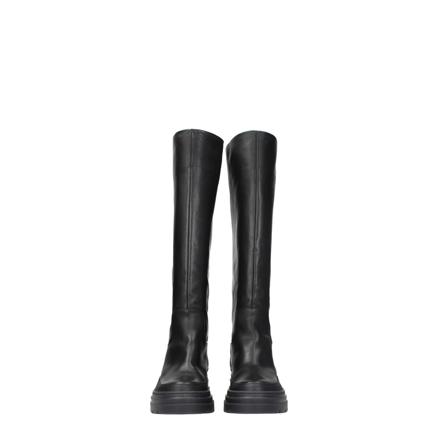 Max Mara Black Leather Boot