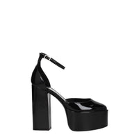 Paris Texas Black Leather Sandal