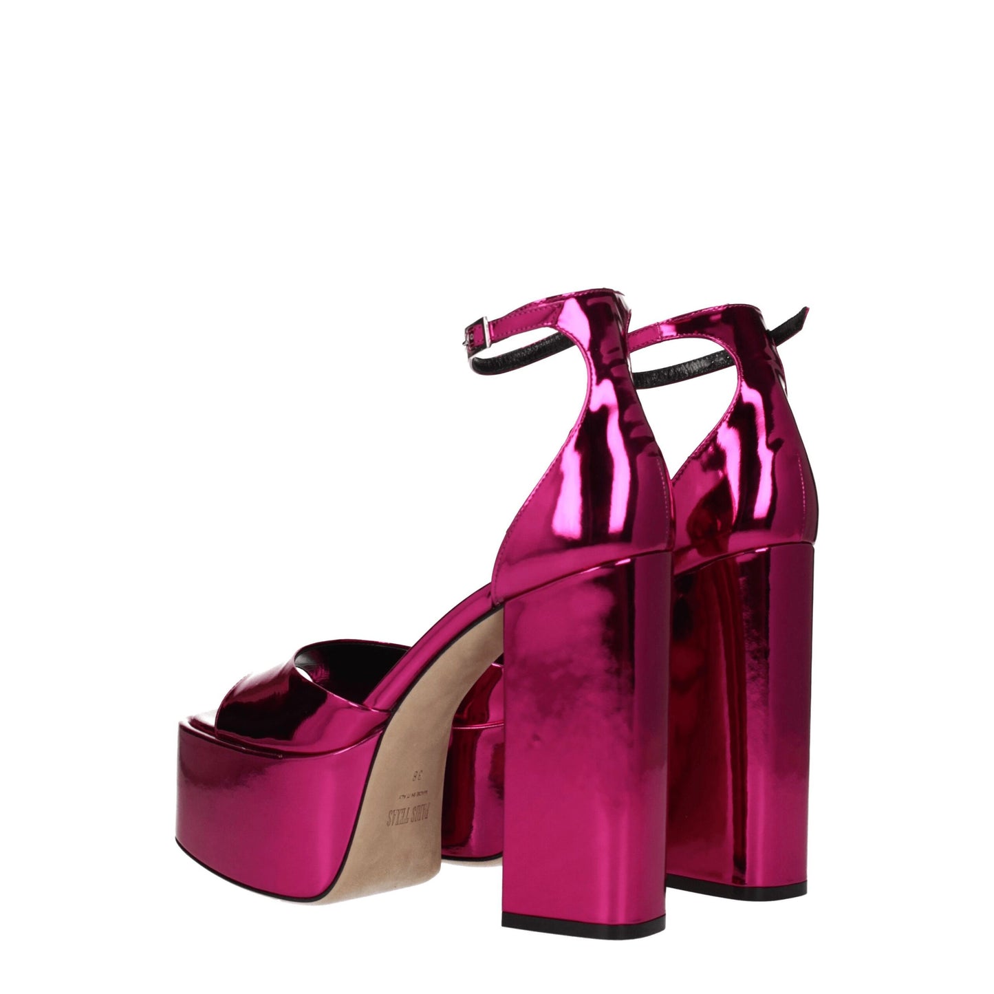 Paris Texas Pink Leather Sandal