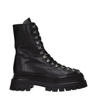Stuart Weitzman Black Leather Ankle
