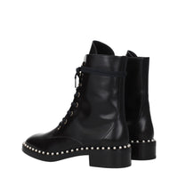 Stuart Weitzman Black Leather Ankle
