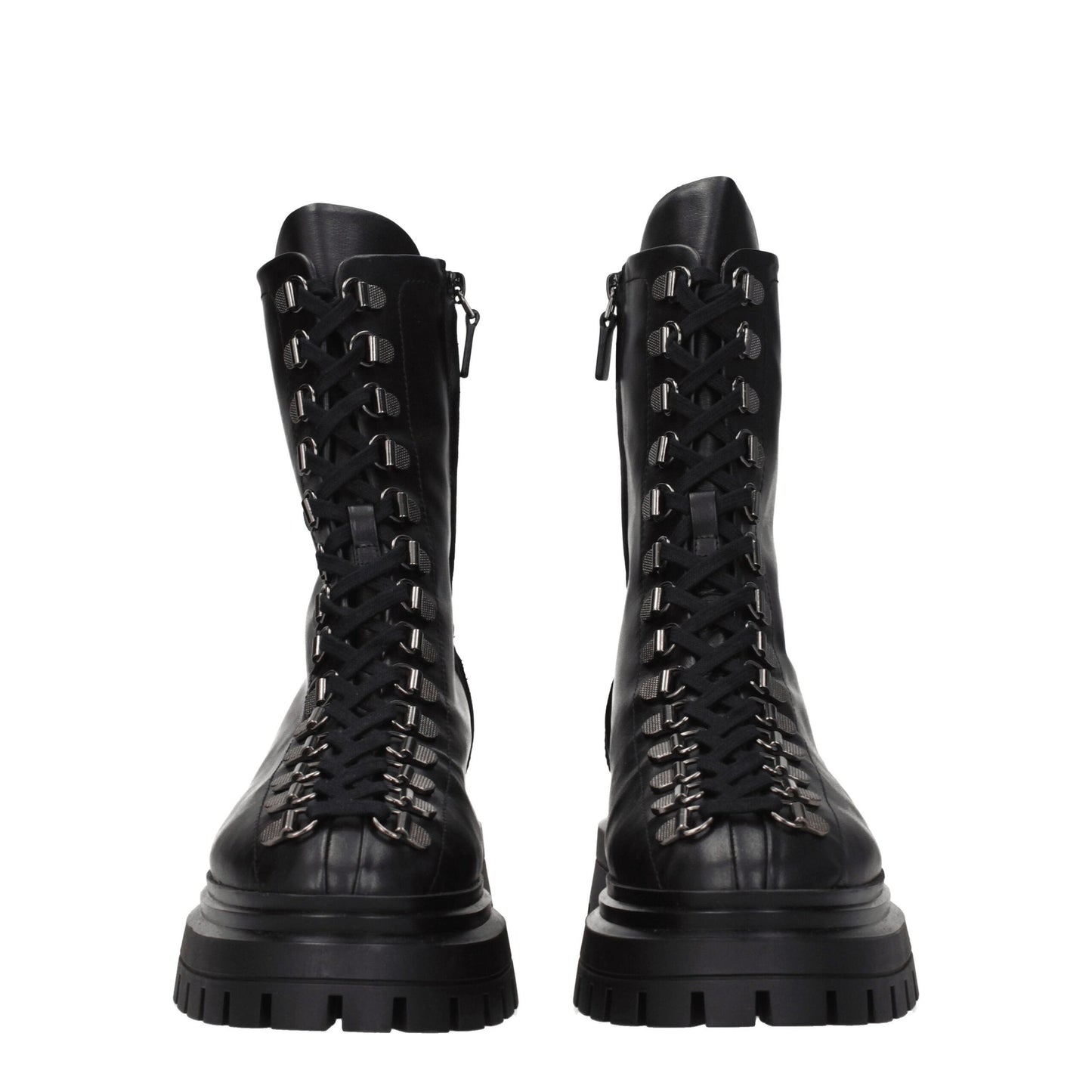 Stuart Weitzman Black Leather Ankle