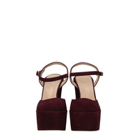 Stuart Weitzman Red Leather Sandal