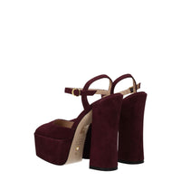 Stuart Weitzman Red Leather Sandal