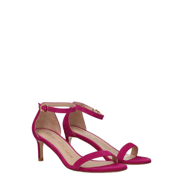 Stuart Weitzman Pink Leather Sandal